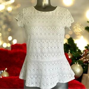 FREE 🆕Stretch Mesh  Short Sleeve Top